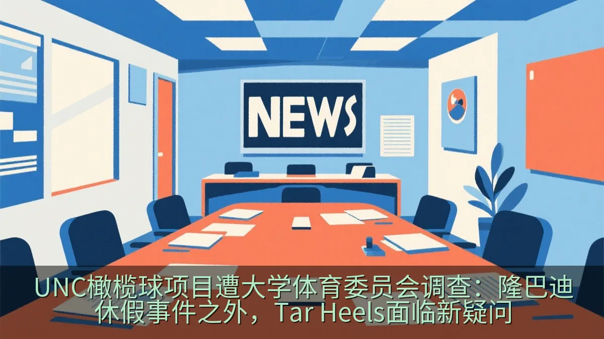 大学体育管理会议的抽象场景